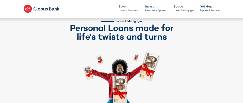 globus bank loan